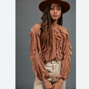 elliatt audrey ruffled blouse